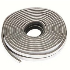 새로운 5/10M 도어 창 방풍 방진 방음 실링 스트립 자가 접착 홈 옷장 틈새 필러 브러시, 9x15 Brown, 5M