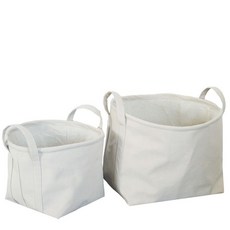 可折疊臟衣籃臟衣服衣物玩具收納筐布藝棉麻臟衣簍洗衣籃子家用 6OVP, 棉麻乳白色大號33*28*26cm