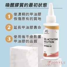 醒膠液 60ml 稀釋液 甲油膠稀釋 調合液 光撩膠 美甲 光撩指甲油 美甲工具, 1個, AS_醒膠液