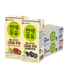 연세두유 뼈를 생각한 고칼슘두유 진득찰 (검은콩24+호두아몬드24), 180ml, 1개