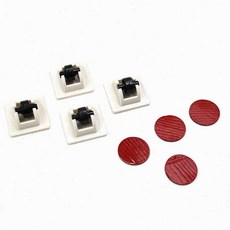 뉴몰 부착식 서랍 바퀴 4p 소형바퀴 수납바퀴 정리함바퀴