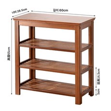 가정용 현관신발수납장 80cm 정도, 1단, 60cm 4단 대나무