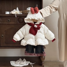 嬰兒衣服棉服冬季女寶寶加厚棉衣外套冬裝一歲幼兒保暖秋冬款套裝