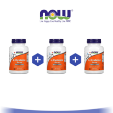 2+1 나우푸드 엘 시스테인 L Cysteine 500 mg 100정 비타민B6 피리독신