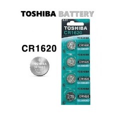 [일반우편발송] 도시바 CR1620 리튬건전지 3V 코인배터리, 1개, 4개입
