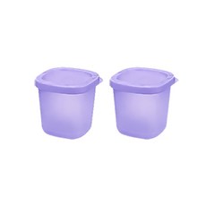 타파웨어 싱싱블록 미니 정사각 110ml (2개) 이유식. 간식. 반찬통, 2개