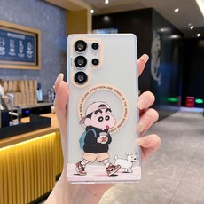 아펙시움 휴대폰케이스 갤럭시 S24 S25 S26 울트라 맥세이프 투명 낙상 방지 핸드폰 케이스 귀여운 소인배