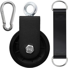 홈 체육관용 패버핏 케이블 풀리 시스템 분리 가능한 트랙션 블록 LAT 풀다운 및 근력 운동을 위한 웨이트 팅 부착이 있는 무소음 360 회전 나일론 휠, Cable Pulley: 4.33in/110mm, 06 style 3