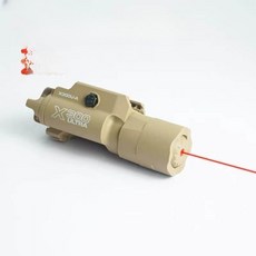 전술 레이저 표적 플래시 표시기 충전식 랜턴 저격, 표준, 1개, X300U 적외선버전 나일론 샌드