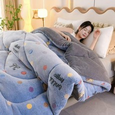 극세사이불 SS 극세사 겨울 이불 차렵이불 소파커버, 도트 강아지