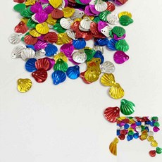 더아이 작은조개 스팡클 만들기 재료 비즈부자재 감각놀이 공예용비즈