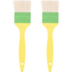 요리/바베큐/키친용 M 미터XITY 2팩 페이스트리 브러시 울 배스팅 베이킹 바비큐 오일 브러시 [3"], 2"