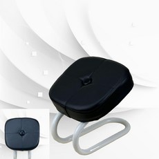 든든커머스 무릎의자 스톨의자 학생의자 기도의자, 1개, 2번 블랙+자수 버클