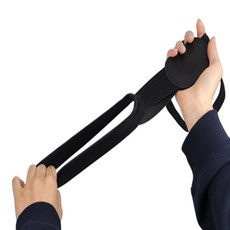 냐옹상사 어깨밴드 어깨스트레칭고무밴드, 블랙(L)