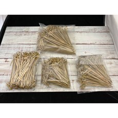 知久道具屋 花結串 飾串 竹籤 烤肉籤 居酒屋 燒烤 裝飾 100支/包, 1個