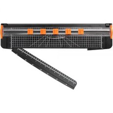 종이 커터 45.7cm(18인치) 블레이드 5개 45.7cm(18인치) 절단 길이 트리머 포장지 휴대용 슬라이서 공예 스크랩북 카드스톡용, 종이 커터 45.7cm(18인치), 블레이드 5개, 4