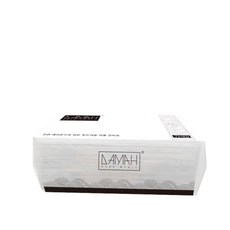 DAMAH 黑魔法納米粒子洗臉巾72抽 加大加厚 乾濕兩用 韓國洗臉巾, 白, 1個