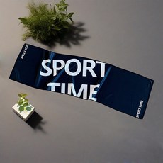 數碼印花運動毛巾 吸汗速乾健身毛巾, SORT黑色,30*100釐米, 1個