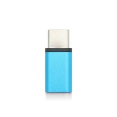 C타입 변환 OTG 3.1 5핀 블루 마이크로 USB 젠더+동아상사Shop, 빠른배송
