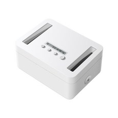 금속 시간 잠금 상자 타이머가 있는 휴대폰 잠금 상자 잠금 안전 보관함 USB C 충전 기능이 있는 자가 제어 보관함 어린이 잠금 장치 휴대폰/아이패드 미니용 스마트 시간, 무화과 반동