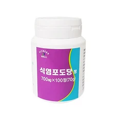 프라픽 식염포도당 100정 식용포도당 알약형 폭염 더위 여름 대비 탈수 마라톤 야외활동, 1개