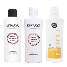 케라시스 데미지 샴푸180ml+린스180ml+샤워메이트 비다워시180ml 3종 여행용세트, 1개