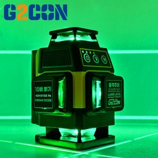 G2CON 지투콘 초소형 4D 미니 그린 라인 레이저 레벨기 GL-4WG 수평 수직 측정 GL4WG, 1개