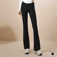 LUCISSI 翹臀高腰瑜珈喇叭褲 冰絲寬鬆透氣 喇叭褲型 修飾腿型