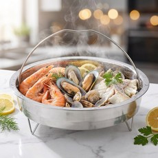 LIVORA 스테인리스 304 찜기 채반, 1개, 20cm