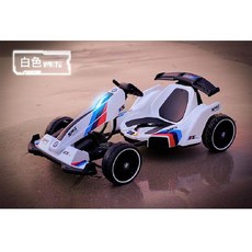 전동카트 4륜 드리프트 레이싱 리모컨 자동차 고카트, 전기, 화이트 EVA휠(12V11a 16시간), 1개