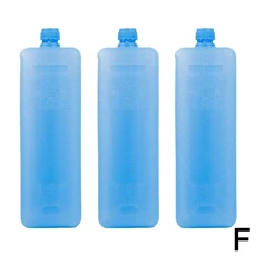 재사용 가능한 젤 냉동 팩 냉장고 아이스 블록 크리스탈 박스 콜드 피크닉 신선 식품 쿨러 물 주입 상자, 01 Large 3PCS