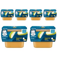 Gerber 嘉寶 孩童食物泥 2入組, 水梨口味, 113g, 6組