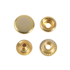 13MM 신주 스냅단추/ 링도트(링스냅) 골드 30세트