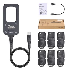 Xhorse VVDI 꿀벌 키 도구 라이트 지지대 C타입 안드로이드 XKB501EN 유선 리모컨 무료 6 개, 02 with 6PCS Remotes, 01 China Mainland