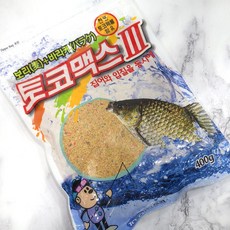 토코 토코맥스3 민물 붕어 떡밥 집어제 미끼 잉어 향어 보리 바라케, 1개, 400g