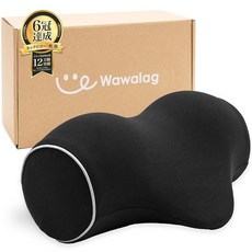 Wawalag 와와라그 릴락쿠비 목 스트레칭 베개 블랙, 이미지참조