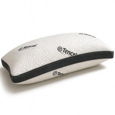 TENCEL天絲可水洗獨立筒枕，親膚透氣，支撐釋壓，簡約北歐風, 白色, 1個