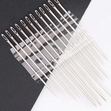 쉽게 끼우는 바늘 6p 바늘끼우개 끼우기 소잉 실 꿰기 끼우개 왕 귀큰바늘 바늘실 실끼우는기구, 1개