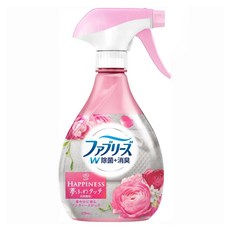 Happiness W消臭芳香噴霧 古典玫瑰香, 1個, 370ml