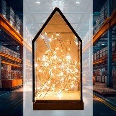 LED 와이어 전구 1M 줄조명 원룸꾸미기 벽장식 디스플레이소품 파티장식 디자인조명