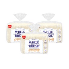 삼립 저당 순백우유식빵, 3개, 420g