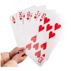 【阿LIN】177302 撲克牌 A4 打牌 過節 送禮 活動 舞台 尾牙 表演 摸彩 玩具, 1個