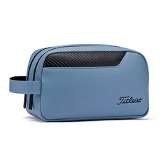 타이틀리스트 코어 에센셜 골프 파우치, 빈티지블루+블랙, 1개