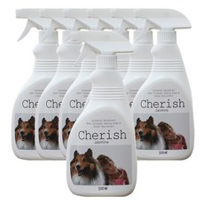 체리쉬 애완동물 탈취제, 6개, 500ml