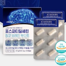 깜빡하는기억력 징코브레인 우리엄마아빠 뇌건강 포스파티딜세린 노화된 인지력개선 노인