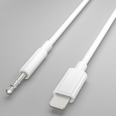 쉴드 기본 아이폰 옥스케이블 변환 8핀 아이패드차량 오디오출력 A1-8, 1개