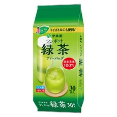 ITO EN 伊藤園 單份裝抹茶綠茶茶包, 茶包, 1個, 30入, 3g