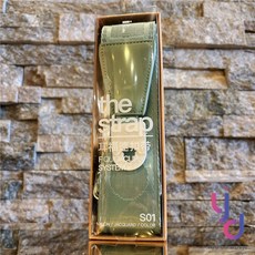 耳福 f-strings S01 吉他 貝斯 背帶 - 快速鎖定 免安裝 電木吉他適用 尼龍材質安全背帶, 淺綠色, 1個