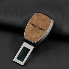 제네시스 호환 안전벨트 연장 클립 어댑터 G70 GV80 GV70 G80 차량용, G. 플래이팅 건 브라운가죽, 1개