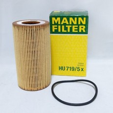 MANN 機油芯 適用 保時捷 CAYENNE 凱燕 911, 1個, HU719/5X 單顆
